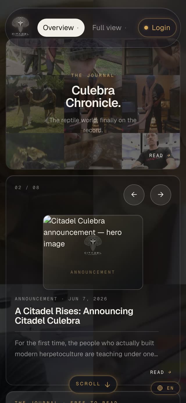 The Culebra Chronicle on a phone