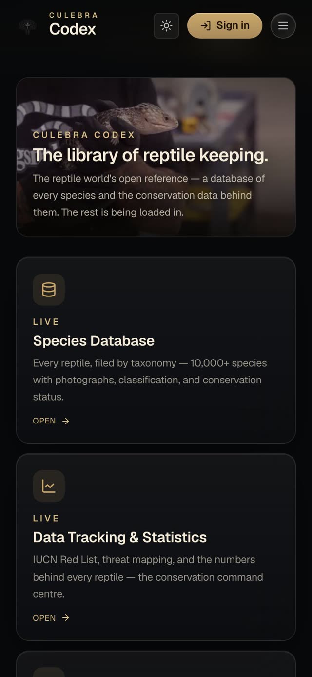 The Codex on a phone