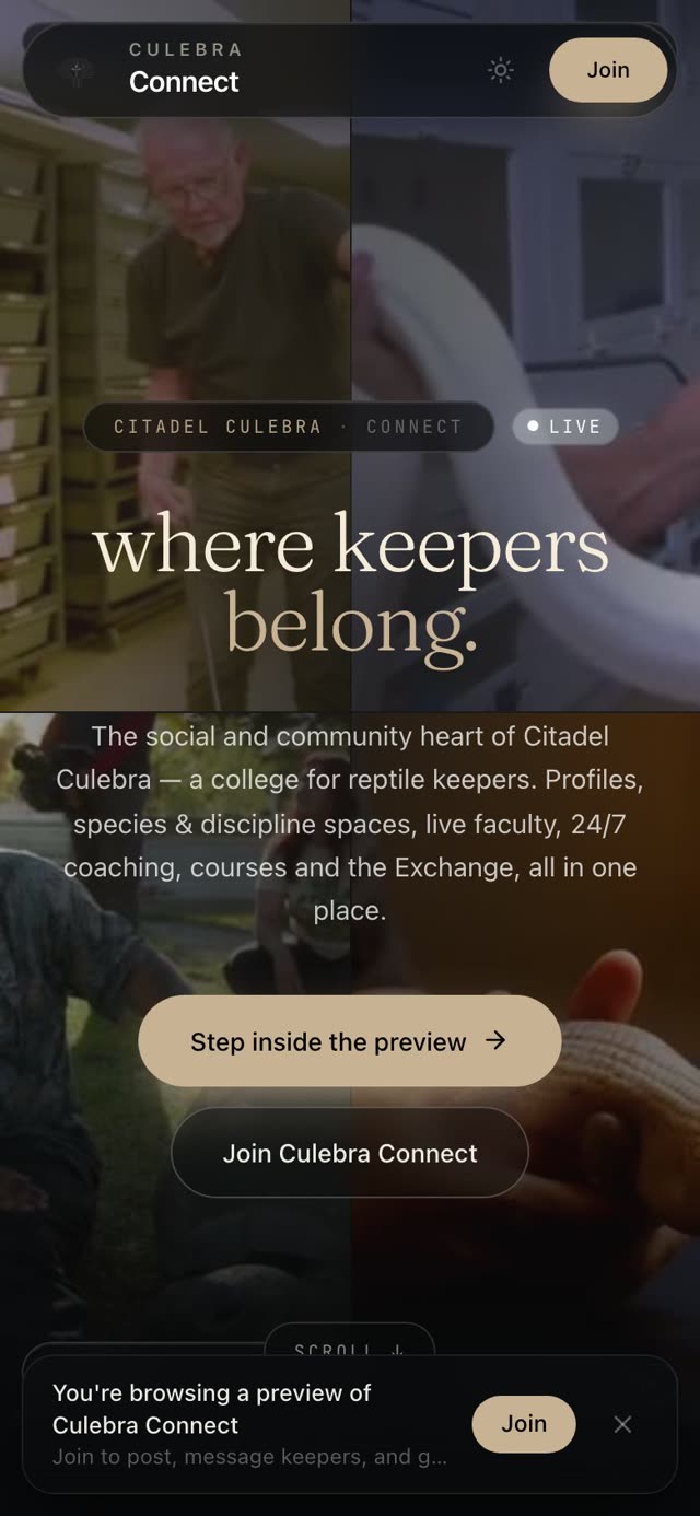 Culebra Connect on a phone