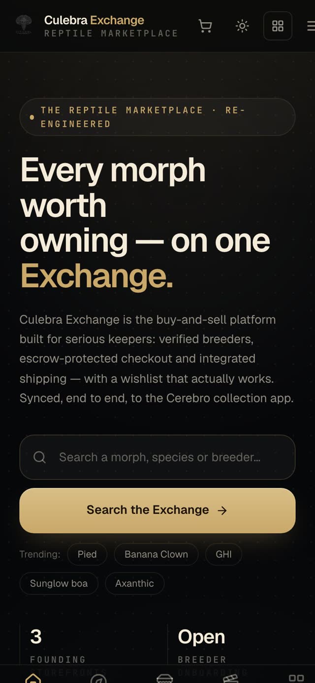 Culebra Exchange on a phone
